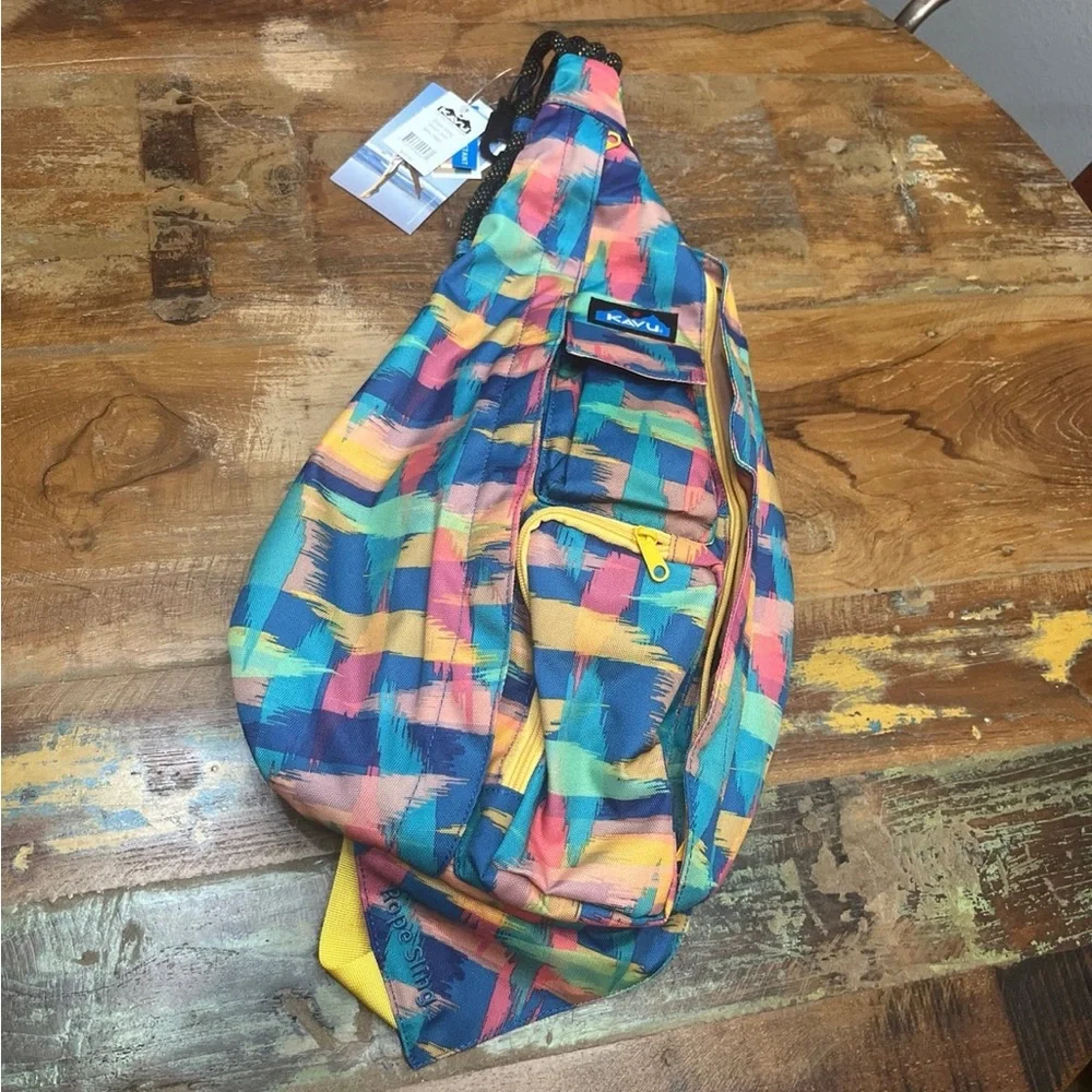 NWT Kavu Rope Sling Bag-Jam Glam
